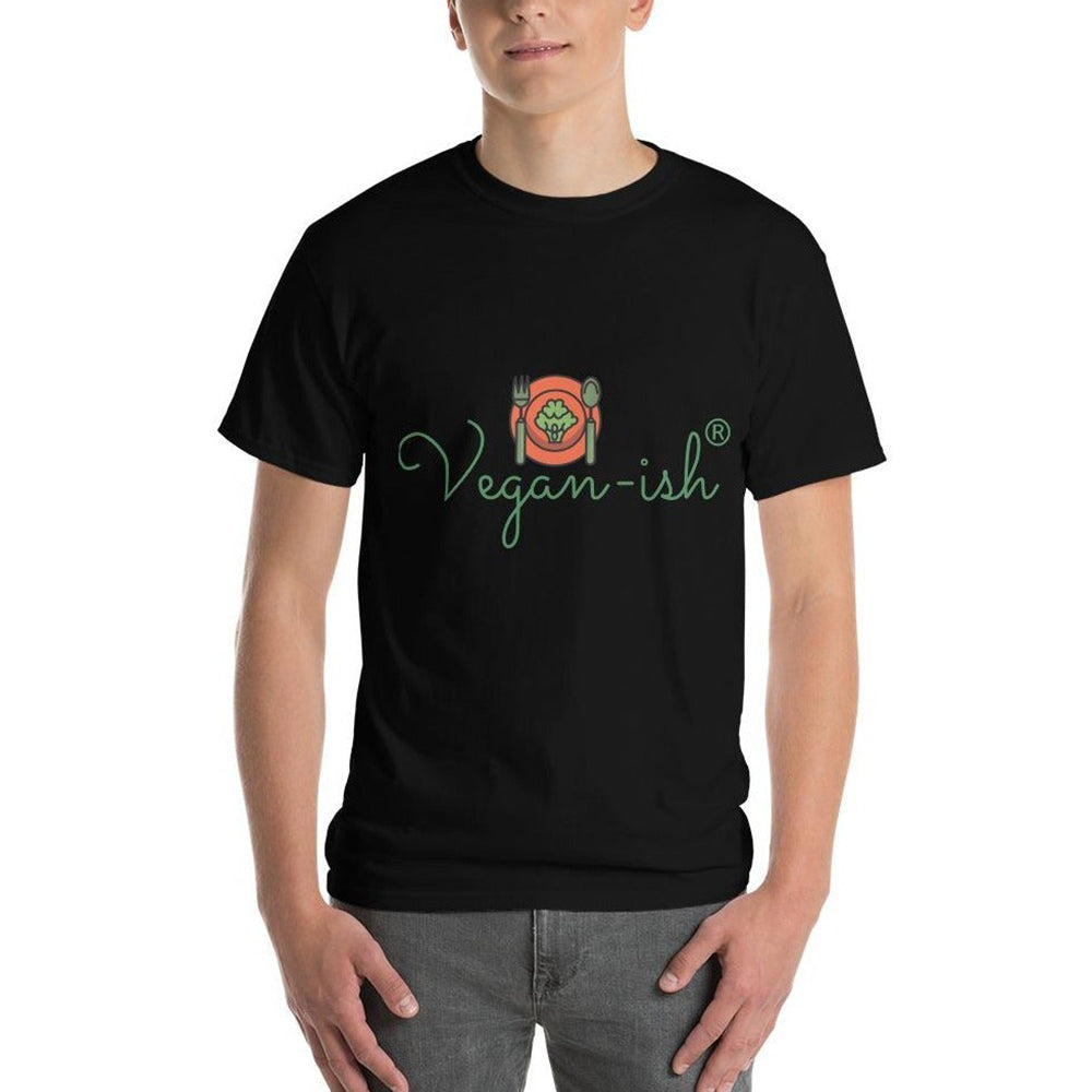 mens vegan t shirt black classic